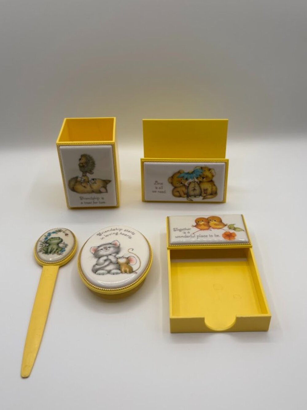 Vintage Hallmark Betsey Clark 5 Piece Desk Set